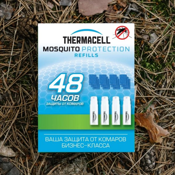 Набор рефиллов Thermacell MR 400-12 (4 газовых картриджа + 12 пластин)